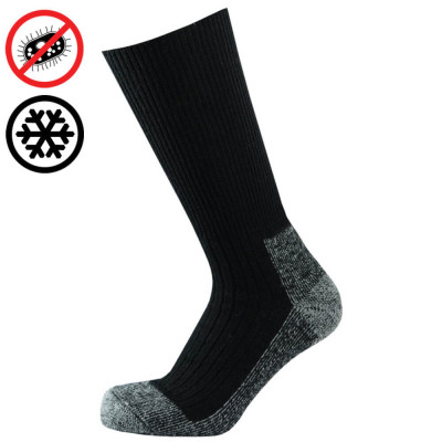 Outdoorové antibakteriální vlněné termo ponožky KLASIK TERMO