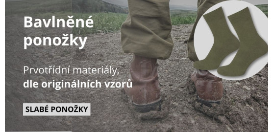 Slabé vojenské ponožky Slabé vojenské ponožky